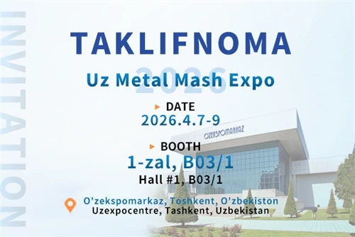 JMJD stellt auf der TAKLIFNOMA Uz Metal Mash Expo 2026 aus
